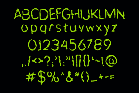 Artibrush Font PNG with transparent background - Preview 1