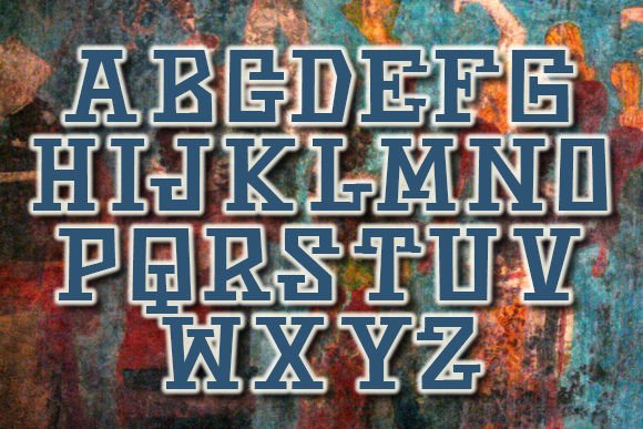 Aztec Font - Preview 1