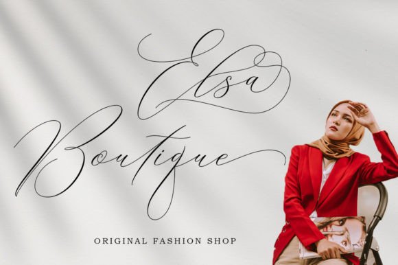 Beautiful in White Font - Preview 3