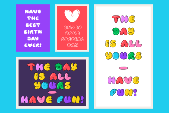 Bold Loop Font - Preview 4