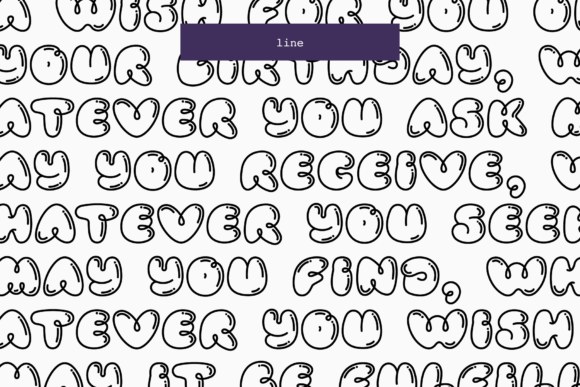 Bold Loop Font - Preview 3