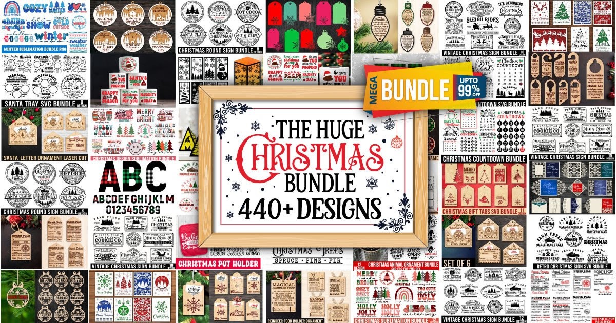 Christmas Mega Bundle Bundle · Creative Fabrica