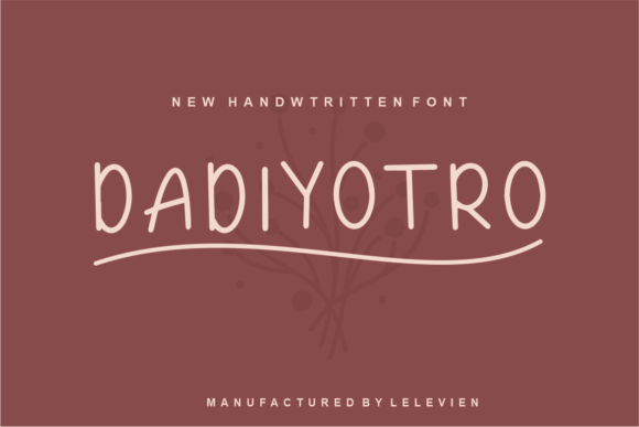 Dadiyotro Font PNG with transparent background - Preview 1