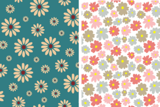 Daisy Flower Seamless Patterns Graphic by STARS KDP · Creative Fabrica