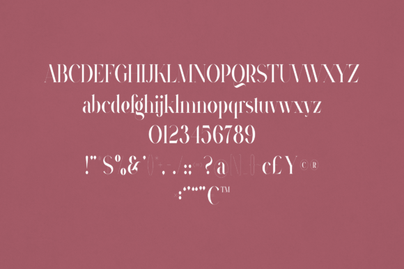 Emrys Font PNG with transparent background - Preview 1