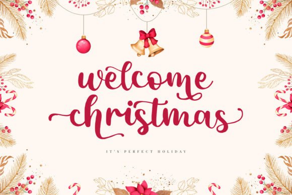 Father Christmas Font - Preview 1