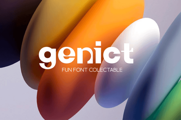 Genict Font - Preview 2