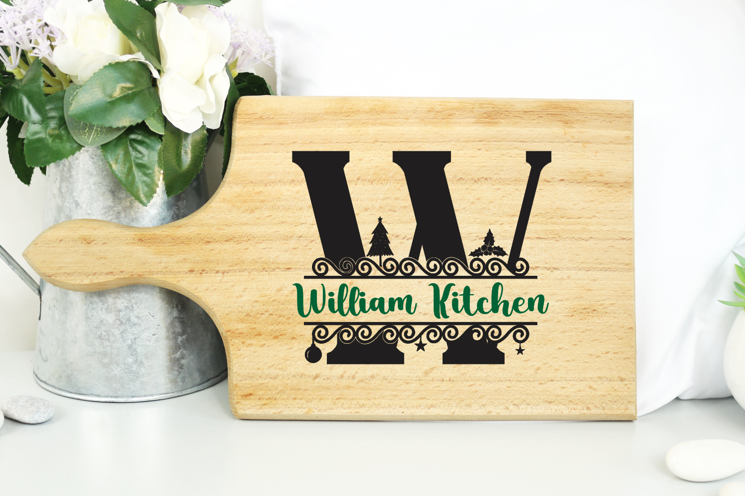Happy Christmas Monogram Font - photo 3