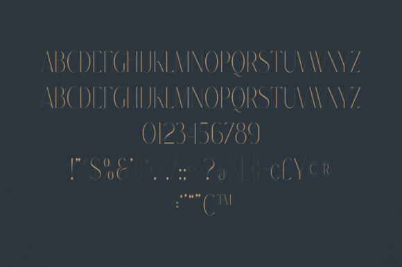 Keats Font PNG with transparent background - Preview 1
