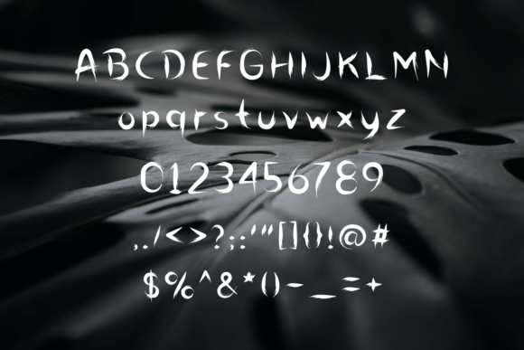 Kenpachi Font PNG with transparent background - Preview 2