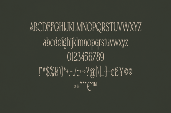 Leucos Font PNG with transparent background - Preview 1
