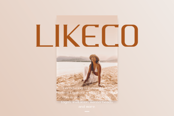 Likeco Font PNG with transparent background - Preview 1