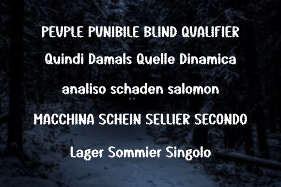 Magoro Font PNG with transparent background - Preview 2