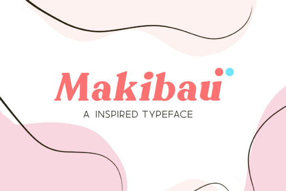Makibau Font font preview - 2