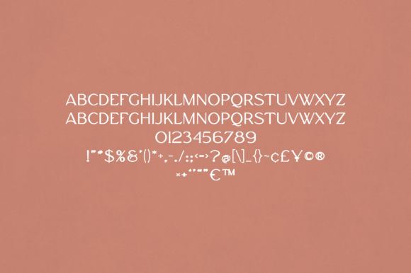 Merce Font PNG with transparent background - Preview 1