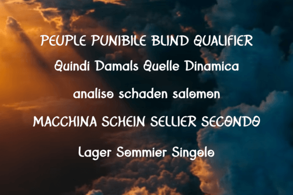 Minorika Font PNG with transparent background - Preview 2