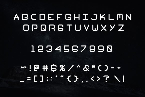 Modesto Button Font PNG with transparent background - Preview 1