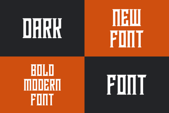Monster Darknest Font PNG with transparent background - Preview 1