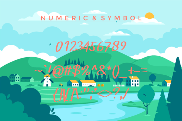 Negeriku Font PNG with transparent background - Preview 4