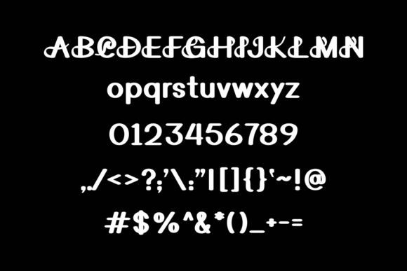 Niroshy Font PNG with transparent background - Preview 1