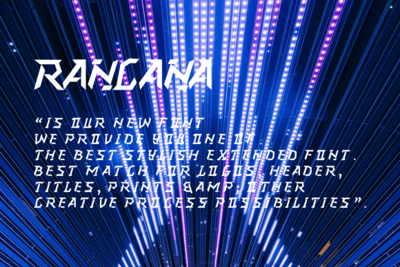 Rancana Font PNG with transparent background - Preview 2