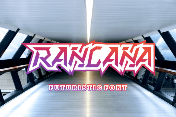 Rancana Font PNG with transparent background - Preview 3
