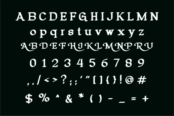 Ransen Font PNG with transparent background - Preview 1