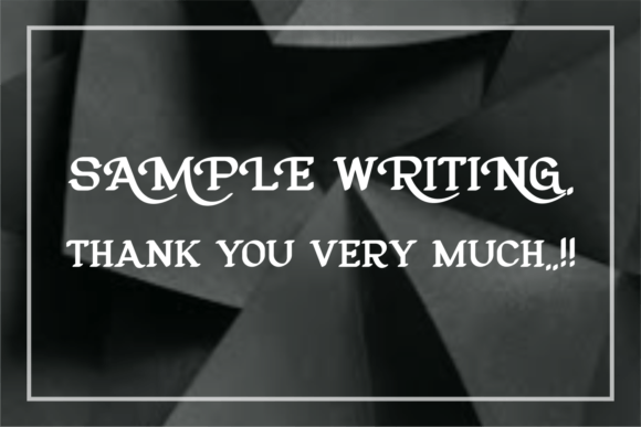 Ransen Font PNG with transparent background - Preview 2