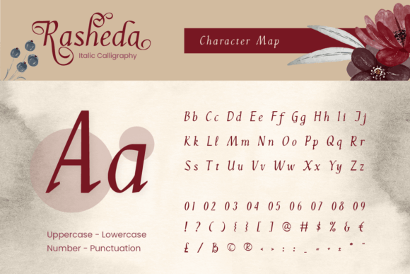 Rasheda Font PNG with transparent background - Preview 1
