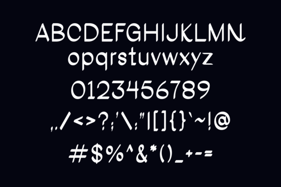Reonica Font PNG with transparent background - Preview 1