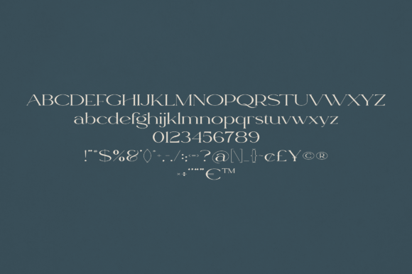 Rohese Font PNG with transparent background - Preview 1