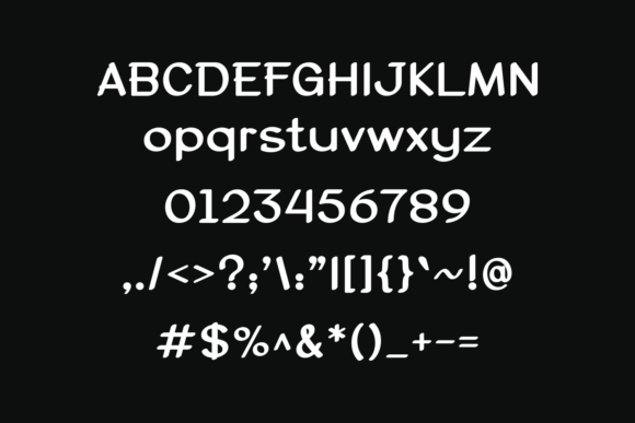 Ronger Font PNG with transparent background - Preview 1