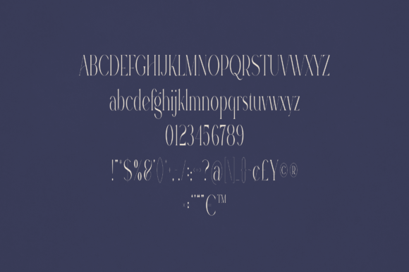 Rylei Font PNG with transparent background - Preview 1