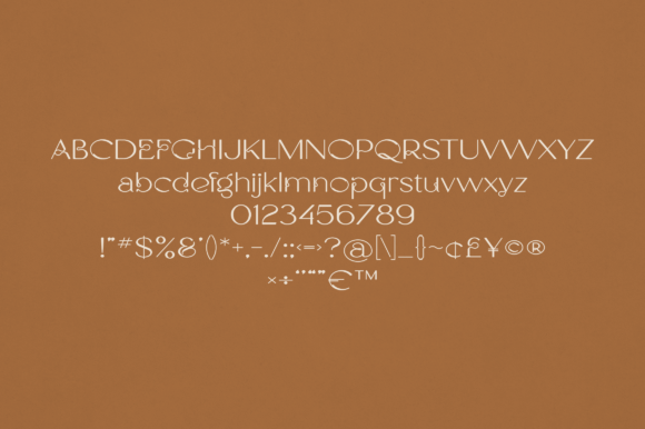 Selene Font font preview - 1