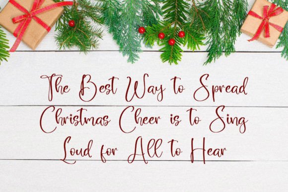 Snow Chirstmas Font PNG with transparent background - Preview 1