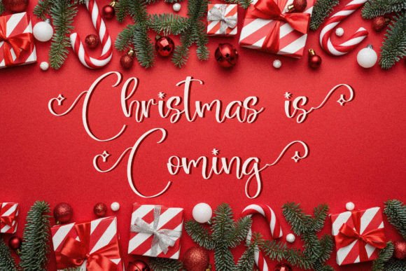 Snow Chirstmas Font PNG with transparent background - Preview 2
