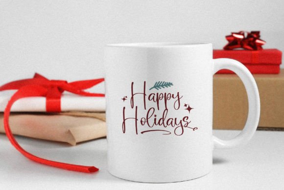 Snow Chirstmas Font PNG with transparent background - Preview 5