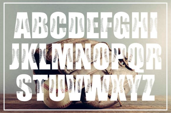 Baseball Font - Preview 1