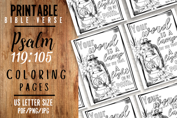 Bible Verse Coloring Page/ Psalm 119:10