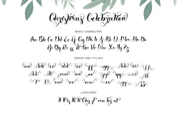 Christmas Celebration Font - Preview 6