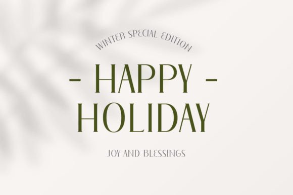 Christmas Font - Preview 1