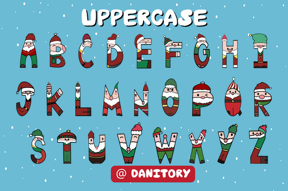 Cutie Santa Claus Font - Preview 1
