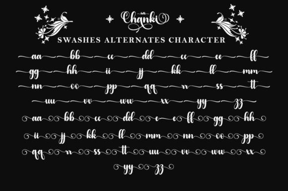 Hello Chanki Font font preview - 2