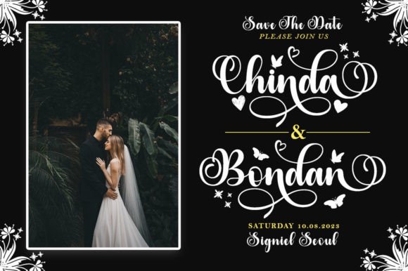 Hello Chanki Font font preview - 4