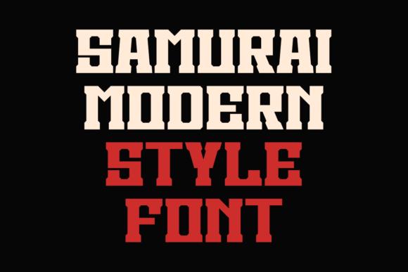 King Samurai Font - Preview 1