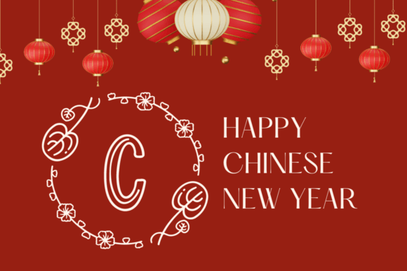 Lunarin Chinese Monogram Font font preview - 1