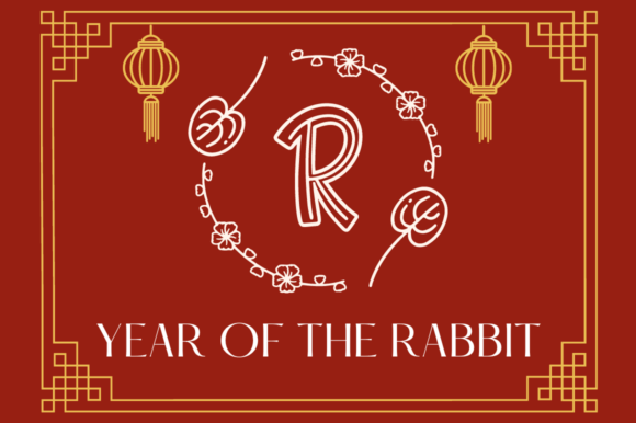 Lunarin Chinese Monogram Font font preview - 2