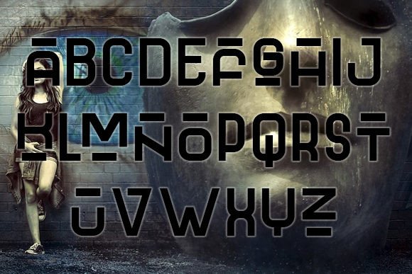 Maskesa Font PNG with transparent background - Preview 1