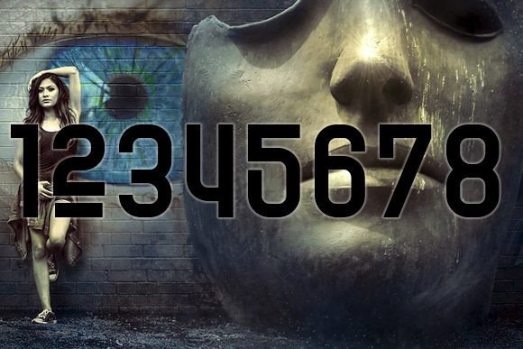 Maskesa Font PNG with transparent background - Preview 2