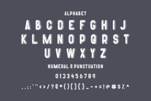 Mergi Font PNG with transparent background - Preview 1